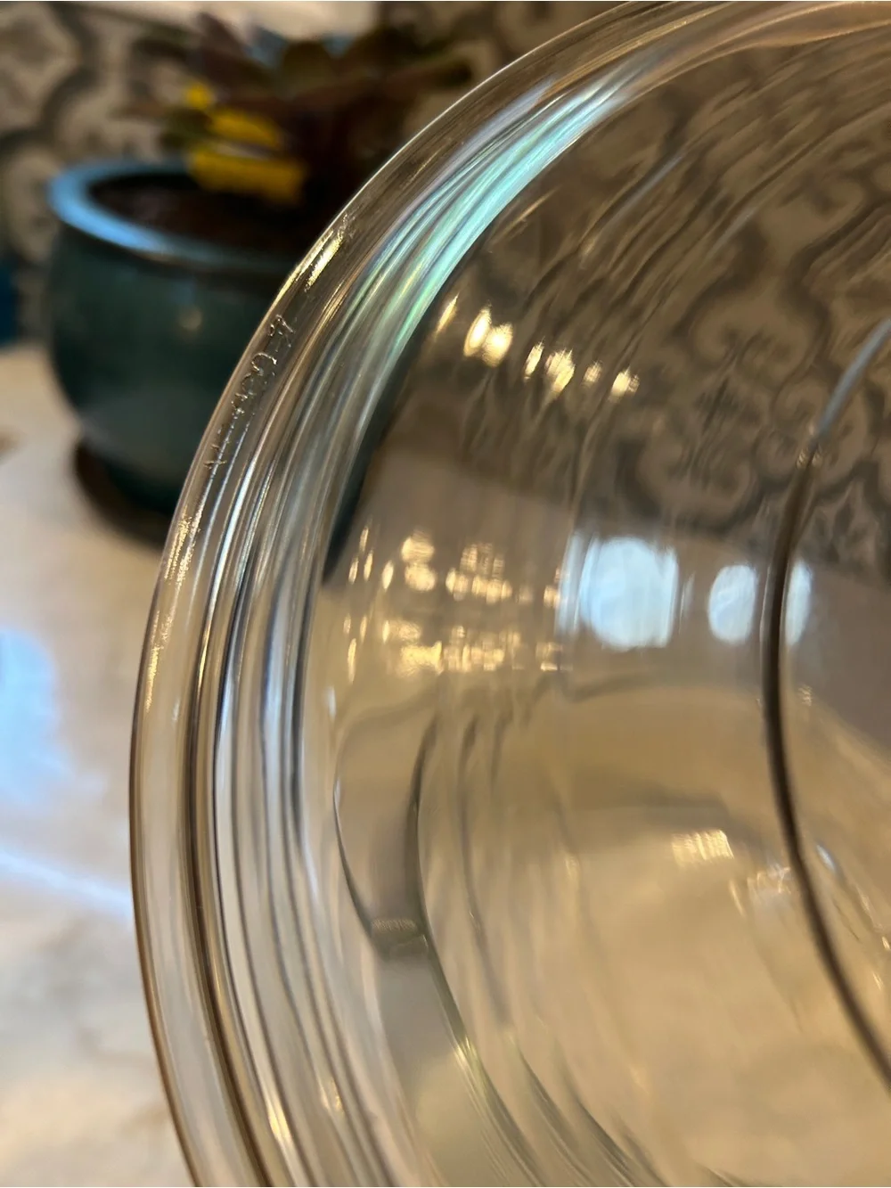 1990s Vintage Libbey Ribbed Glass Lidded Casserole Baking Dish- EUC